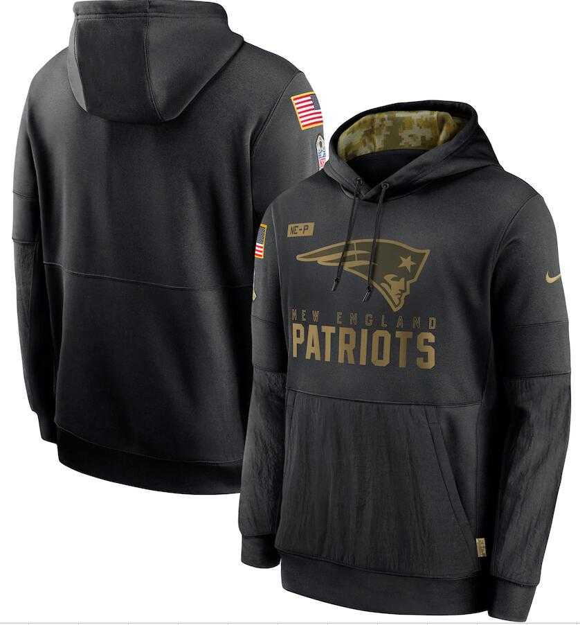 Men's New England Patriots Nike Black 2020 Salute to Service Sideline Performance Pullover Hoodie,We sell and wholesale Men's New England Patriots Nike Black 2020 Salute to Service Sideline Performance Pullover Hoodie on line form chian!
